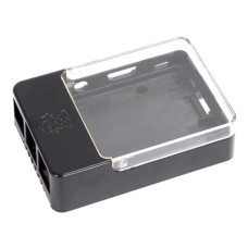 Корпус ACD RA175   Black Case w/Sense Hat hole  for Raspberry Pi 3 B (CBPIHAT-BLK)