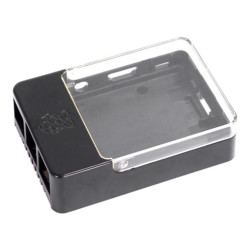 Корпус ACD RA175   Black Case w/Sense Hat hole  for Raspberry Pi 3 B (CBPIHAT-BLK)
