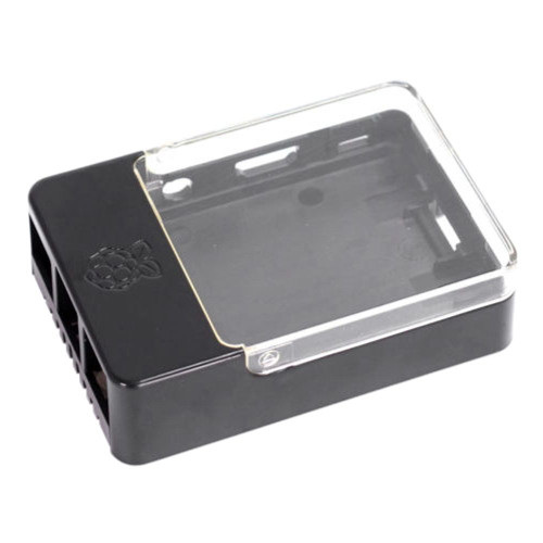 Корпус ACD RA175   Black Case w/Sense Hat hole  for Raspberry Pi 3 B (CBPIHAT-BLK)