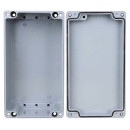Корпус ACD XG387  Metal case IP65, 200*120*80mm, металлический, 3 отверстия (28 + 28 + 23мм) с резиновыми заглушками, цвет серебристый, совместим с Raspberry Pi 3B, 3B+, 4, Orange Pi 12