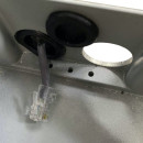 Корпус ACD XG387  Metal case IP65, 200*120*80mm, металлический, 3 отверстия (28 + 28 + 23мм) с резиновыми заглушками, цвет серебристый, совместим с Raspberry Pi 3B, 3B+, 4, Orange Pi 12