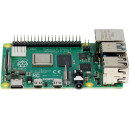 Одноплатный компьютер Raspberry Pi  4 Model B (RA502) Retail, 2GB RAM, Broadcom BCM2711 Quad core Cortex-A72 (ARM v8) 64-bit SoC @ 1.5GHz CPU, WiFi, Bluetooth, 40-pin GPIO, 2xUSB 3.0, 2xUSB 2.0,2x micro-HDMI, USB-C 5V Power разъем (RASP4442) (931175)