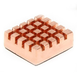 Радиатор медный ACD RA026  Fine Copper Heat Sink (14*12*5.5mm)  for Raspberry Pi3 B, Pi3 B+, Pi4